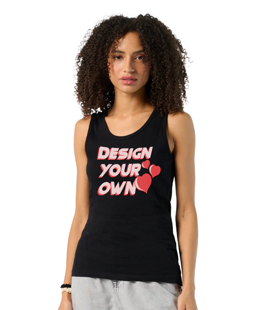 Womens racer back tank - Image 3