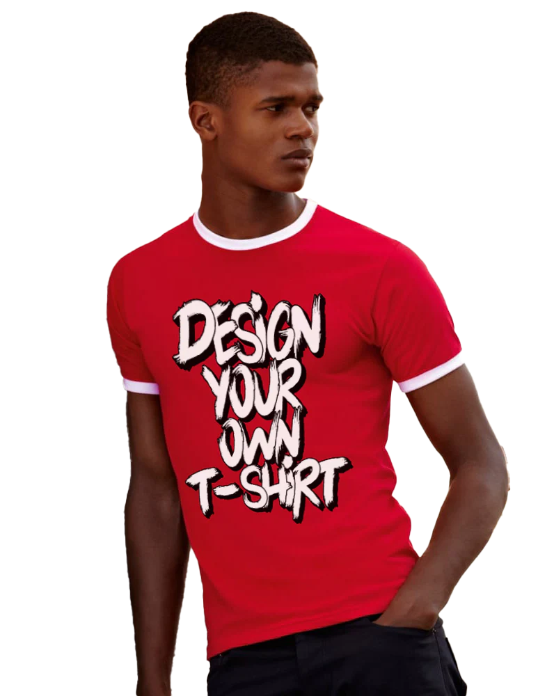 Men's fitted ringer t-shirt - Image 2