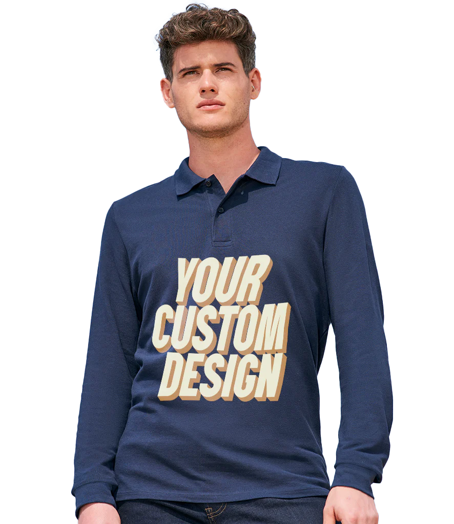Long sleeve polo shirt - Image 2