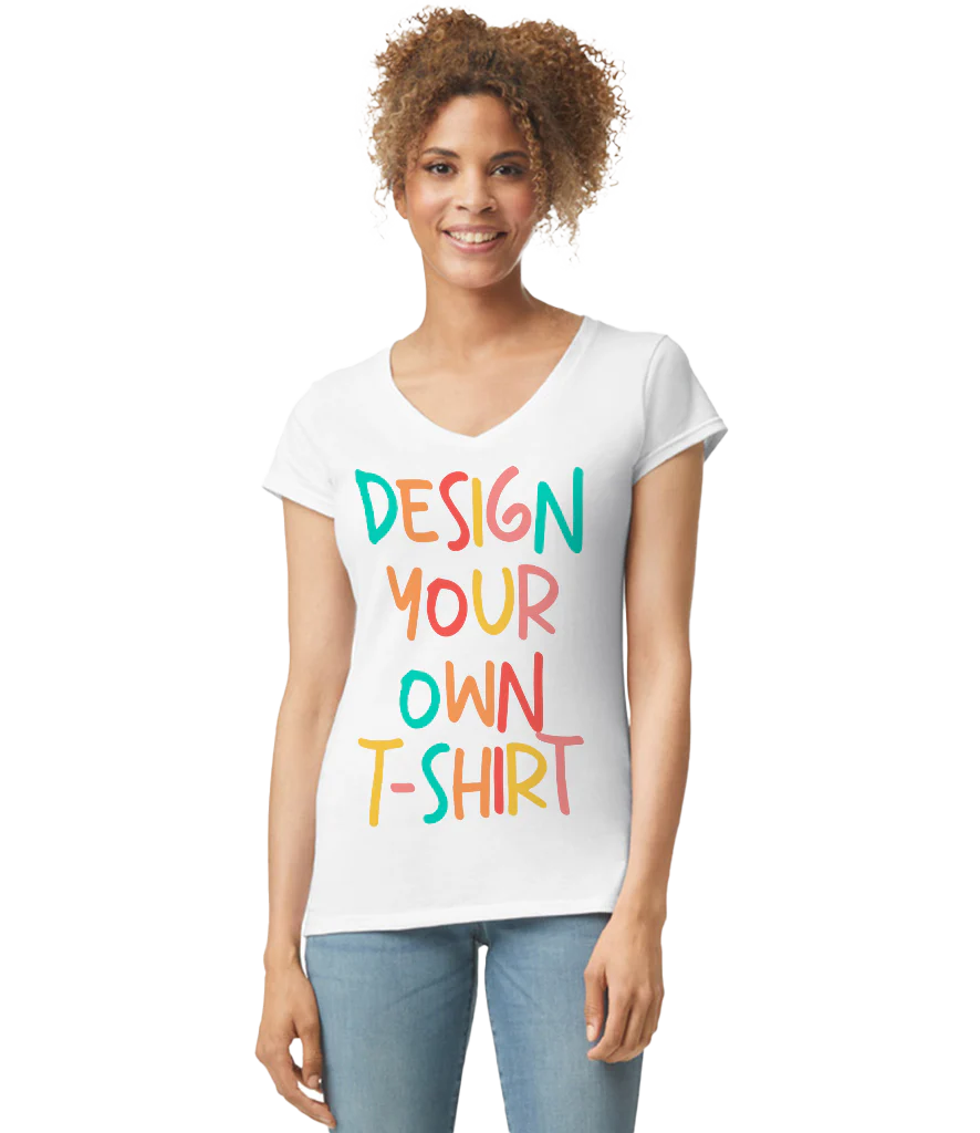 V-neck jersey t-shirt