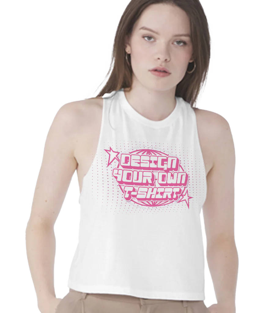 Racer back cropped tank - Image 2