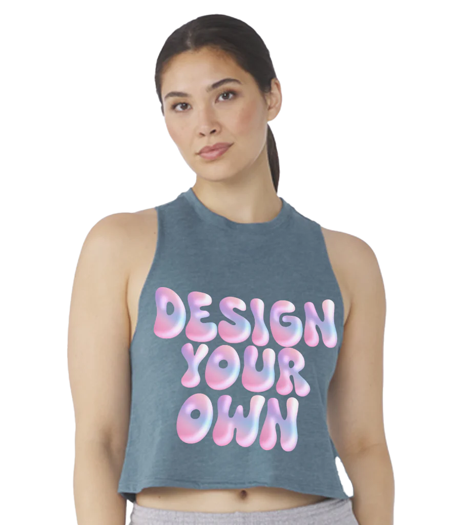 Racer back cropped tank - Image 3