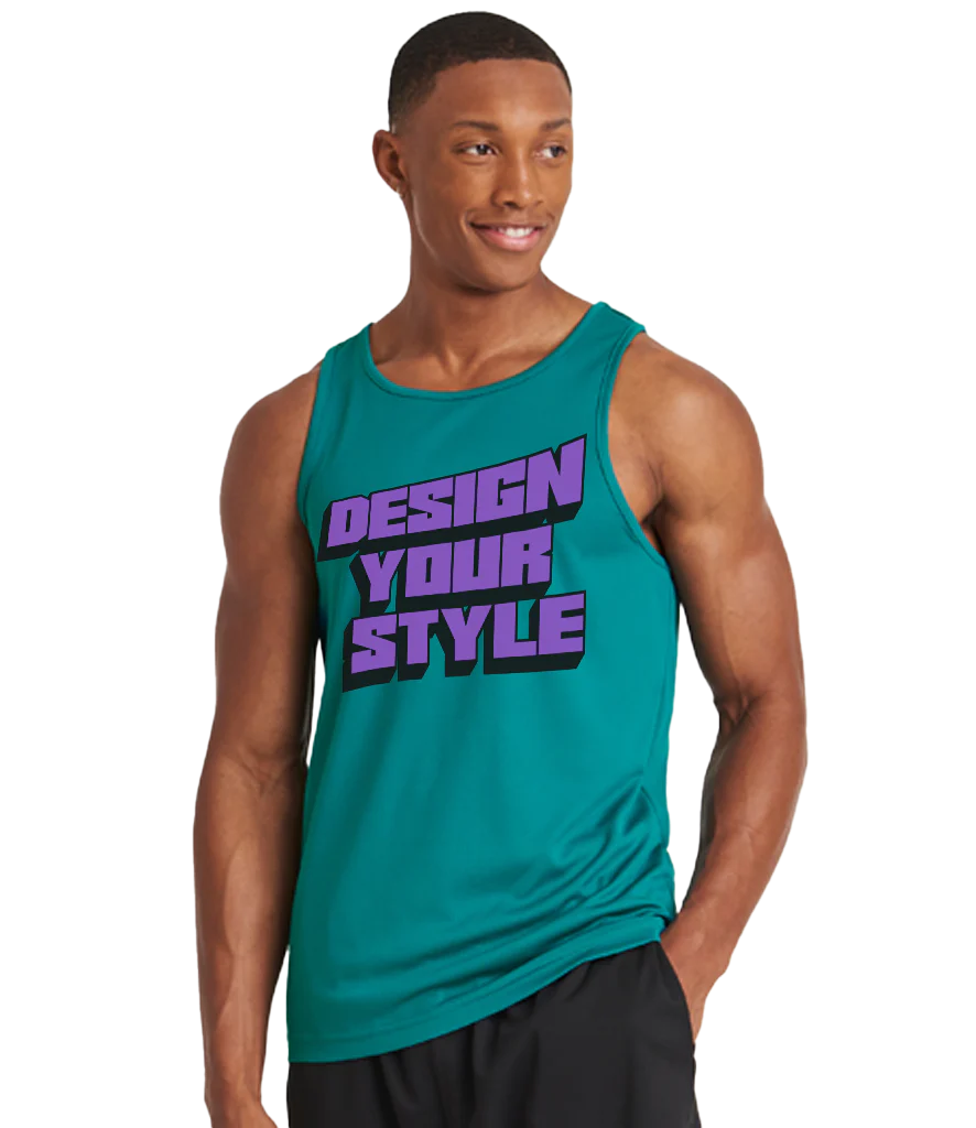 Men's technical vest top - Image 2