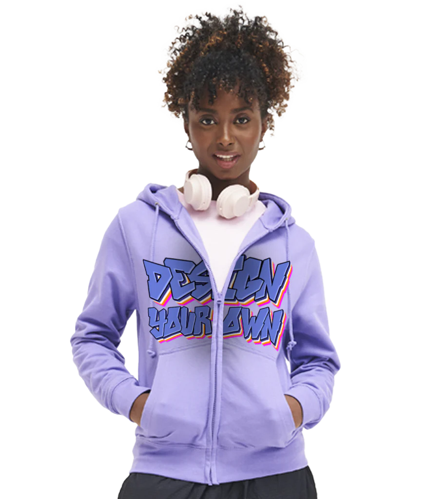 Ladies zip hoodie - Image 2