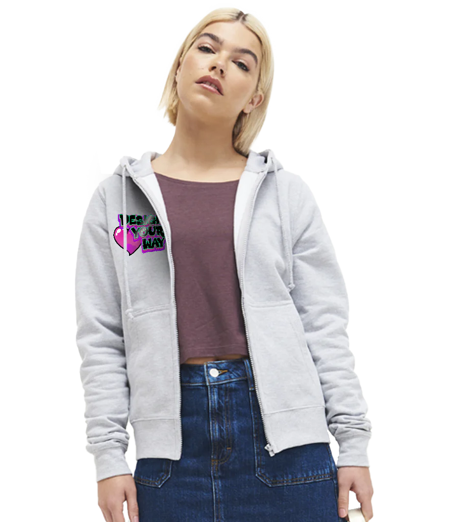 Ladies zip hoodie - Image 3