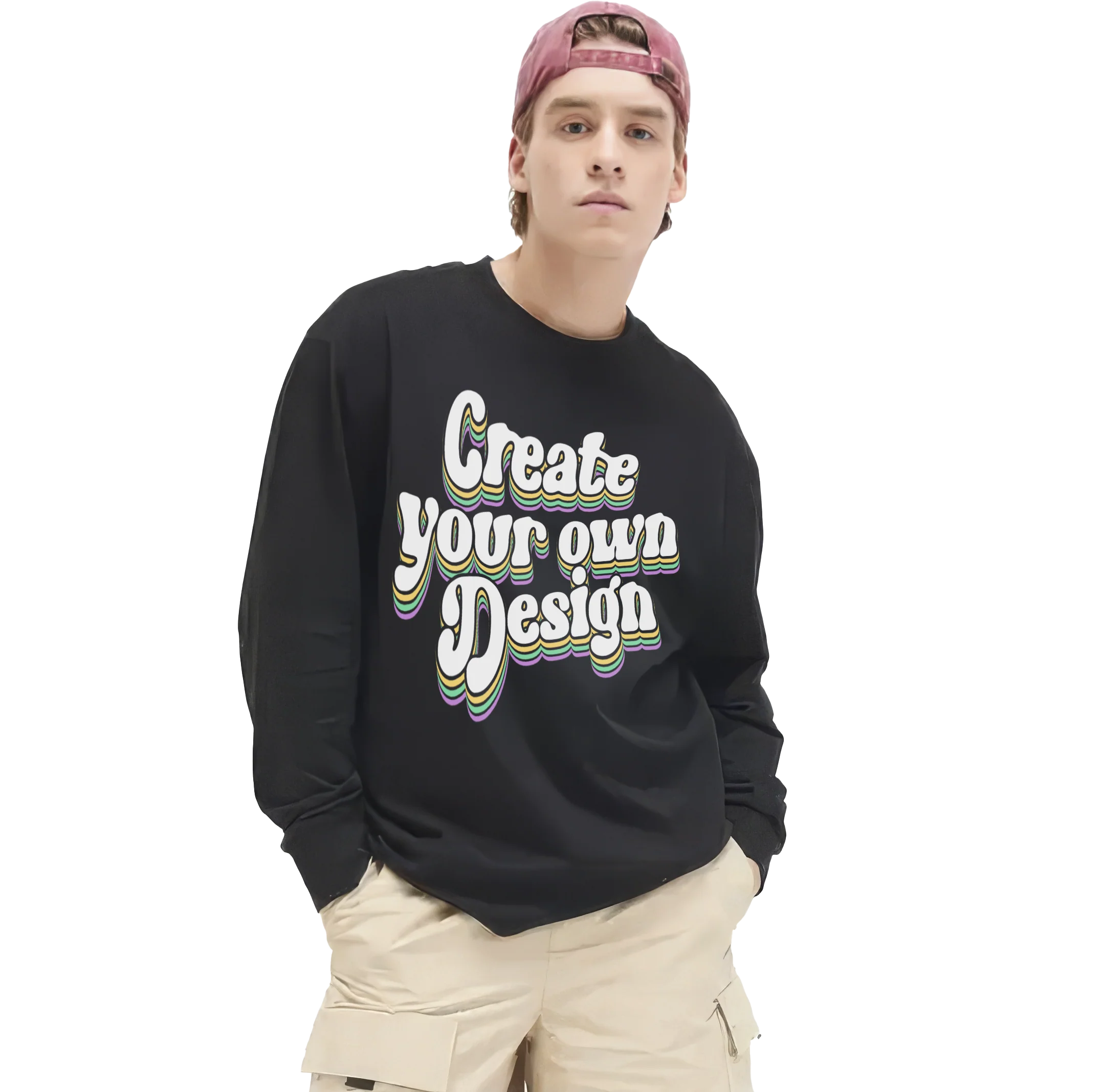 Unisex oversize long sleeve t-shirt - Image 2