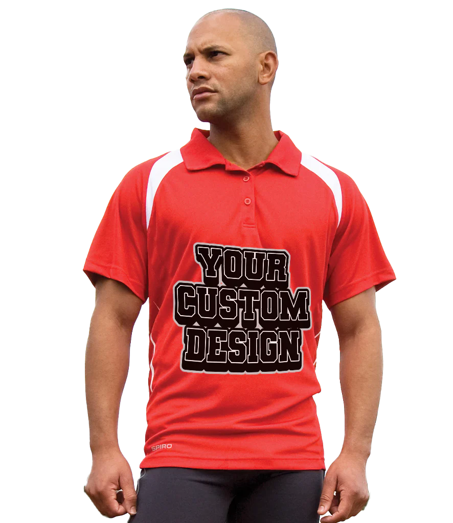 Men's active polo t-shirt - Image 2